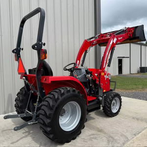 Tractor de granja Massey Ferguson 1840E con cubo cargador, 163 horas 4x4, motor diésel de 39 HP, toma de fuerza 540, enganche de 3 puntos, envío gratis - Product Image 2
