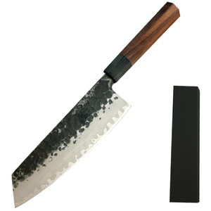 Venta al por mayor personalizado de alta calidad OEM ODM servicio cuchillo de Chef de cocina acero carne fruta cuchillo para cortar verduras con mango de madera - Product Image 6
