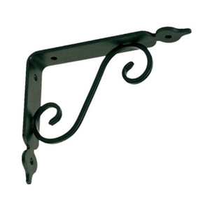 REGGIMENSOLA FERRO BATTUTO 150X110 MM NERO SATINATO - Product Image 1