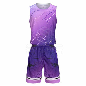 Uniforme de baloncesto de color sólido para adultos Uniforme de baloncesto cómodo y transpirable a la venta - Product Image 2