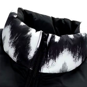 Men's High Quality Stand Collar Puffer <b>Jacket</b> for Winter Stylish and <b>Warm</b> <b>Waterproof</b> Breathable for Outdoor Fall Adventures - Product Image 3