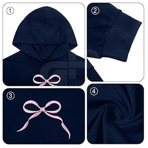 Sweats à capuche surdimensionnés pour femmes 2025 avec design épaules tombantes et tissu intérieur doux - Product Image 5