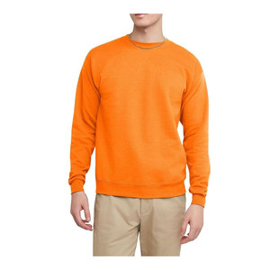 Prix usine 350 GSM sweats en molleton Logo personnalisé couleurs unies unisexe femmes hommes poids lourd col rond sweat à capuche - Product Image 5