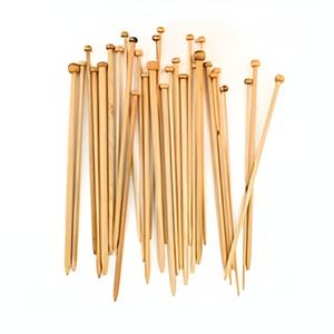 Aiguille à tricoter moderne fabriquée en bois avec marque privée peinte en couleur dernières aiguilles premier choix meilleure vente de l'Inde - Product Image 6