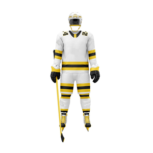 Premium Quality Custom Ice Hockey Uniform Sets Custom Colors Front/<b>Back</b> Logo Team Name-100% Polyester Breathable <b>Heat</b>-Transfer - Product Image 2