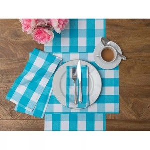 Manteles de comedor de moda de algodón 100%, manteles individuales lavables duraderos portátiles de alta calidad para eventos, reutilizables, sostenibles, suaves y suaves - Product Image 4