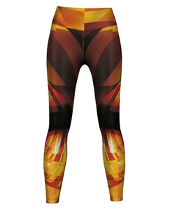 กางเกงเลกกิ้งเล่นโยคะของ2025ดิจิตอลผ้าถักคุณภาพพรีเมียมมีโลโก้เอวสไตล์สดใสเพิ่มประสบการณ์โยคะของคุณ - Product Image 5