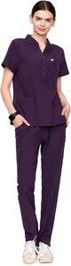 Vente en gros Tendance Jogger Scrubs Uniformes Ensembles Coton Polyester Médecins Infirmières Hôpital Médical Scrub Costumes Logo Personnalisé - Product Image 2