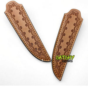 Fourreau de couteau en cuir de chasse bricolage personnalisé en différentes tailles et couleurs pour application de couteau Bowie Support OEM - Product Image 3