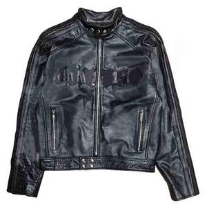 Veste en cuir pour hommes en cuir véritable coupe confortable OEM ODM vêtements de mode personnalisés en gros directement de l'usine de motards - Product Image 1