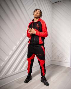 เสื้อกีฬาขนแกะหนาเทคโนโลยีวัยรุ่นชุดวอร์มกีฬาเทค - Product Image 4