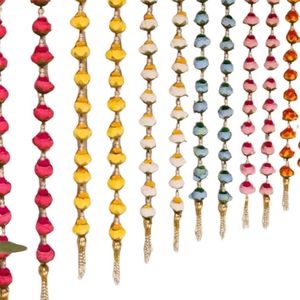 พวงมาลัยสายดอกไม้ประดิษฐ์สำหรับงานแต่งงานของอินเดียตกแต่งงานปาร์ตี้เทศกาลบ้านภาพเหตุการณ์และการฉลองฉากหลัง - Product Image 4