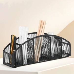 Golden Metallic Finish <b>Pen</b> <b>Holder</b> with Custom Logo Option Durable Metal Design <b>for</b> Home Office <b>Desk</b> Accessories - Product Image 3