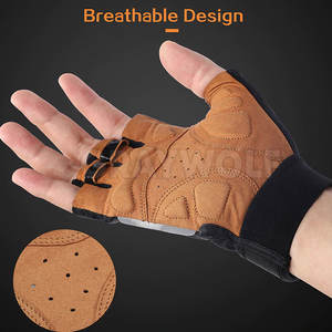 Levantamiento de pesas Entrenamiento Gimnasio Guantes Hombres y mujeres Nuevo diseño Transpirable Levantamiento de pesas Guantes de gimnasio - Product Image 4
