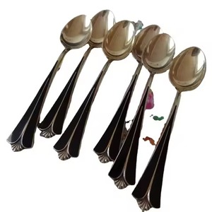 Cuchara de café elegante de acero inoxidable dorado, perfecta para utensilios de cocina, vajilla de Hotel, juego de cucharas - Product Image 2