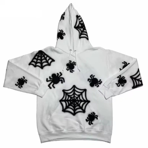 Sudadera de Jersey de alta calidad Unisex con sudaderas con capucha gráficas de araña estilo único transpirable 100% algodón Streetwear diseño forrado - Product Image 1
