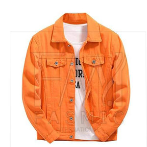 Chaquetas vaqueras con estilo para hombre Ropa de lona de tamaño personalizable del fabricante Ropa de utilidad relajada - Product Image 1