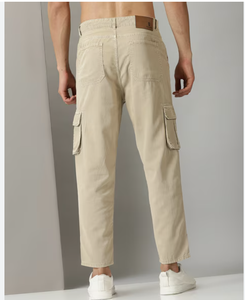 Pantalones de pierna recta con múltiples bolsillos personalizados, pantalones totalmente personalizados de alta calidad para hombres - Product Image 1