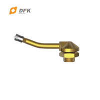 Capuchons de valve de pneu en métal DFK pour bus et camions lourds - Acier inoxydable/Laiton Certifié ISO9001 Ajustement universel