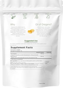 OEM 6000mg Huile d'<span class=keywords><strong>origan</strong></span> Capsule molle Huile d'<span class=keywords><strong>origan</strong></span> Softgels avec huile de graines noires - Product Image 2