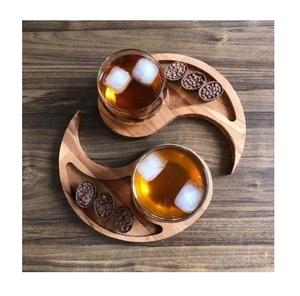 โรงแรมร้านอาหารตารางที่ให้บริการไม้จานผู้จัดจำหน่ายในราคาที่ต่ำการออกแบบใหม่ที่ทำด้วยมือไม้ที่ให้บริการแผ่นเสียง - Product Image 1