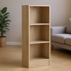 ชุดตู้หนังสือเคลื่อนที่แบบพื้นฐาน รุ่นโอ๊ค 40 x 105 ซม. เสริมสำหรับทีวีลัม คอลเลคชั่นโอ๊คแบบพื้นฐาน - Product Image 3