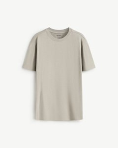 T-shirt à manches courtes pour homme 100% coton tricoté anti-rides écologique respirant confortable coupe régulière au quotidien - Product Image 5