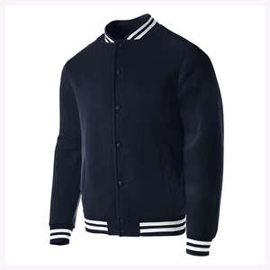 Veste d'université personnalisée pour hommes et femmes avec logo brodé et tissu doux en laine mélangée - Product Image 4