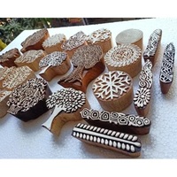Tampons en bois au henné faits à la main, blocs de bois |   Outil traditionnel de conception de Mehndi |   Tampon corporel réutilisable et écologique