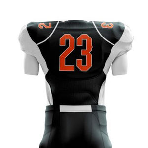 Nouveaux maillots et pantalons de football américain de style personnalisé ensemble complet de conception personnalisée en tissu de polyester à séchage rapide uniforme de football américain - Product Image 6