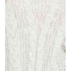 Crave Fame Women's Junior <b>Turtleneck</b> Cable Knit <b>Sweater</b> Silver X-Small Breathable Casual Open Style for Winter Autumn Front Logo - Product Image 3