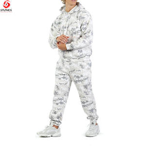 2023 blanc camouflage hommes Gym & Jogging ensemble haute qualité survêtements sur mesure meilleur prix en gros - Product Image 5