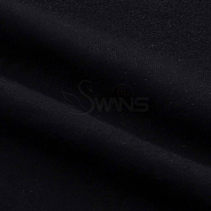 เสื้อฮู้ดครอปผู้หญิง สีดำ แขนพิมพ์ลายเสือดาวสีเขียวอมฟ้า เสื้อสเวตเชิ้ตลำลองสำหรับฤดูหนาว มีตราสัญลักษณ์ด้านหน้า - Product Image 6