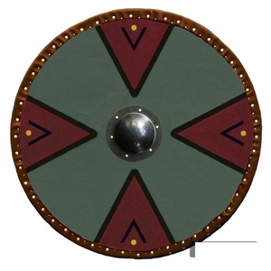 Bouclier Viking médiéval bouclier prêt à combattre pour Cosplay/Roleplay/Halloween Costume bouclier décor à la maison bouclier en métal Durable - Product Image 5