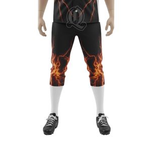 Design foudre noir et orange personnalisé uniforme de baseball polyester sublimé vêtements d'équipe pour adultes - Product Image 6