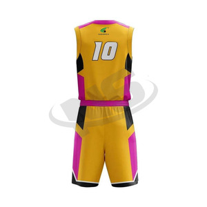 Uniforme de baloncesto de alta calidad Ropa deportiva Color personalizado Equipo ligero Club Baloncesto Jersey y pantalones cortos Nueva llegada - Product Image 3