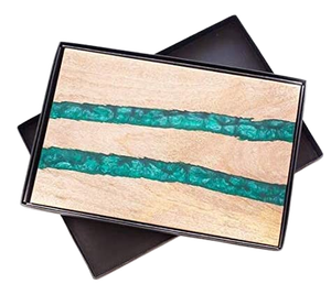 Bloc à découper en bois durable de qualité supérieure forme rectangulaire Inde Art Lieu marque combinaison emballage fabriqué en Uttar Pradesh - Product Image 3