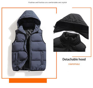 Fabricant de vestes sans manches en softshell personnalisées |   Veste d'extérieur extensible OEM pour homme, veste matelassée légère de haute qualité pour l'hiver - Product Image 3