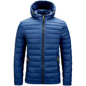 Wholesale Price Men's Hooded Puffer Jackets Waterproof High Quality Bubble Padded Puffer Jacket - Product Image 1