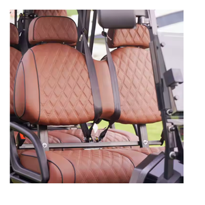 Voiture de golf électrique 6 places avec moteur 5 kW et batterie 72 V, construction en acier et design surélevé, buggy 4 places - Product Image 2