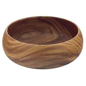 ชามไม้สำหรับตกแต่งห้องครัวทำมือทรงกลมทำด้วยมือทำจากไม้ธรรมชาติ - Product Image 1