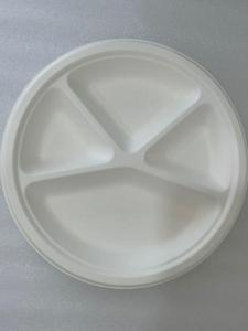 Assiettes de fête pour enfants Assiettes de bagasse jalebi biodégradables Assiettes de canne à sucre jetables écologiques pour fêtes et événements - Product Image 2