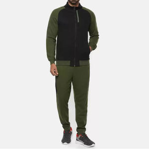 Personnalisé pas cher prix meilleur matériel OEM service votre propre logo marque privée à la mode hommes fermeture éclair survêtements - Product Image 1