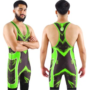 Blaze Fight Wear Singlet de musculation grande taille pour hommes OEM personnalisé haute élasticité une pièce entraînement Gym Fitness séchage rapide - Product Image 1
