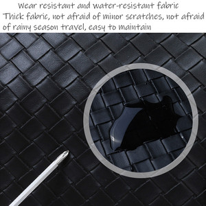 Bolsa de Viaje de Gran Capacidad, Diseño Individual/Doble, Hecha de Cuero PU con Cierre de Cremallera - Product Image 4