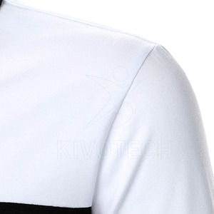 <b>Classic</b> Fit Men's Solid Knitted Cotton for Shirts Short Sleeve Custom Design for Business or Casual Wear - Product Image 5