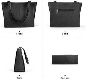 OEM Customized Genuine Cowhide Leather <b>Ladies</b> Tote <b>Bag</b> for Women Stylish Elegant Fashion <b>Shoulder</b> <b>Bag</b> Wholesale Handbag - Product Image 5