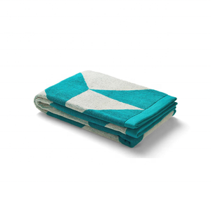 Trendy Quick Dry Blue Striped <b>Beach</b> <b>Towels</b> Made of 100% Cotton GOTS Certified With Tailored Options Perfect for Golf Household - Product Image 3