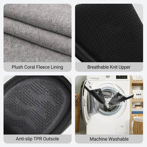 Chaussons pour hommes de haute qualité, respirants, en matière douce et chaude, nouvelle arrivée, vente en gros, séchage rapide, confortables, en tissu éponge - Product Image 3