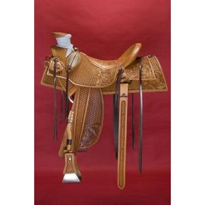 Selle de cheval en cuir véritable, prix de gros, absorbant la transpiration, selle de course en bois, haute qualité, couleur et design personnalisables - Product Image 2